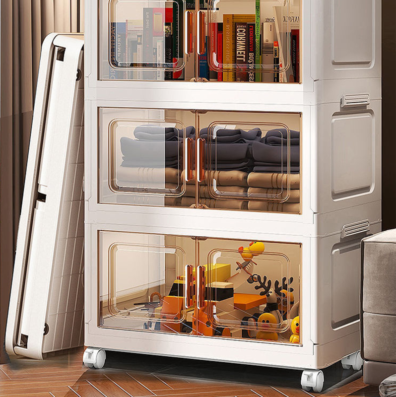 Wheeled Open Front Storage Bins
