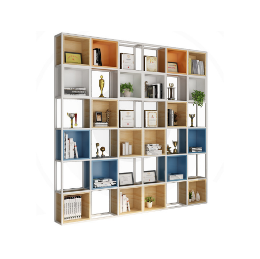 Modern Multi-Layer Wood Bookshelf