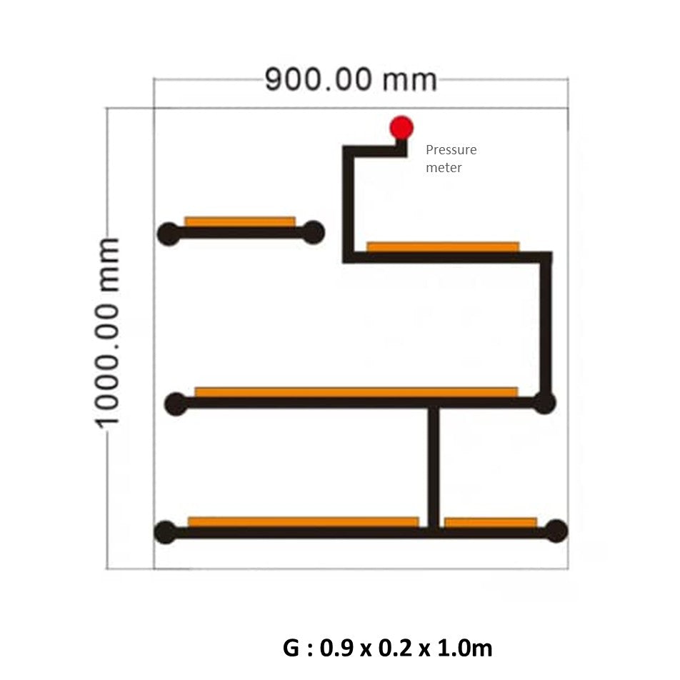 Industrial Pipe Wall Storage Rack