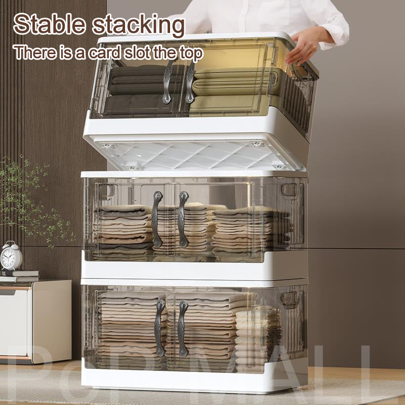 Transparent Lid Foldable Storage Box