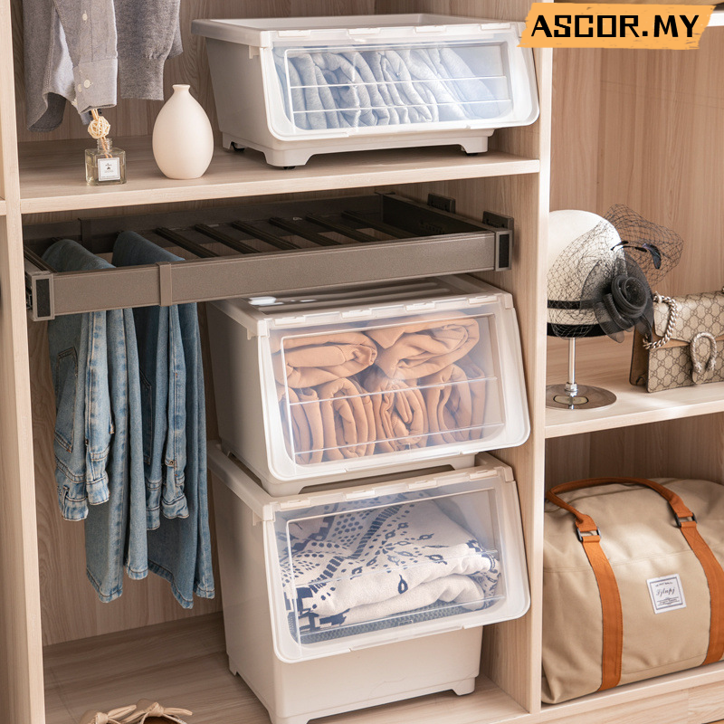 Stackable Front Open Storage Cabinet