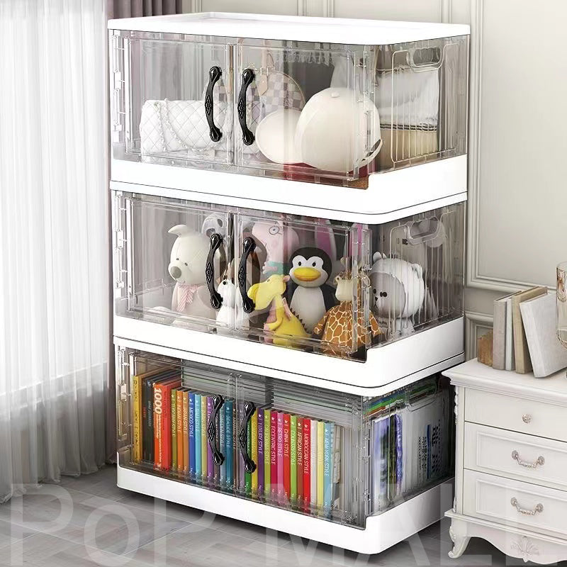Transparent Lid Foldable Storage Box