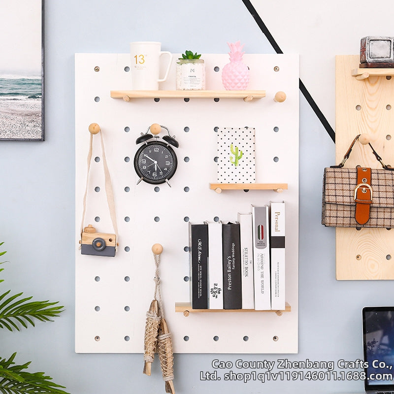 Pegboard Wall Mount Storage Shelf