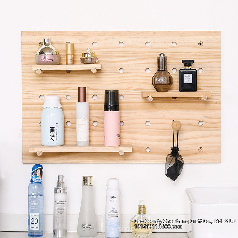 Pegboard Wall Mount Storage Shelf