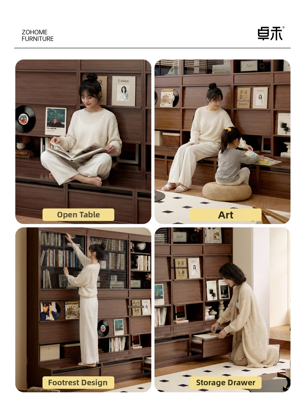 Wall Mounted Bookcase Shelf