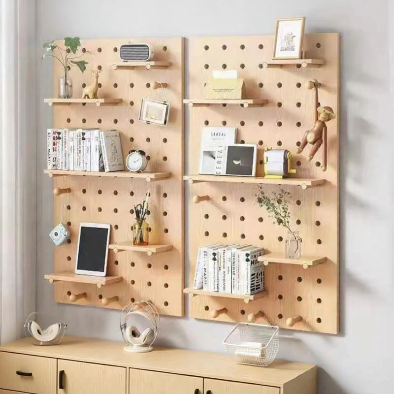 Pegboard Wall Mount Storage Shelf