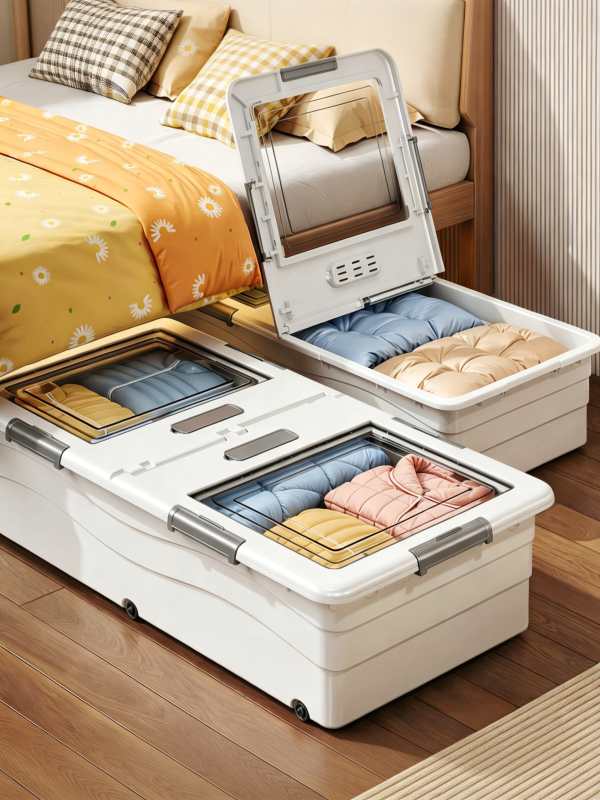 Large Wheeled Under Bed Storage Box