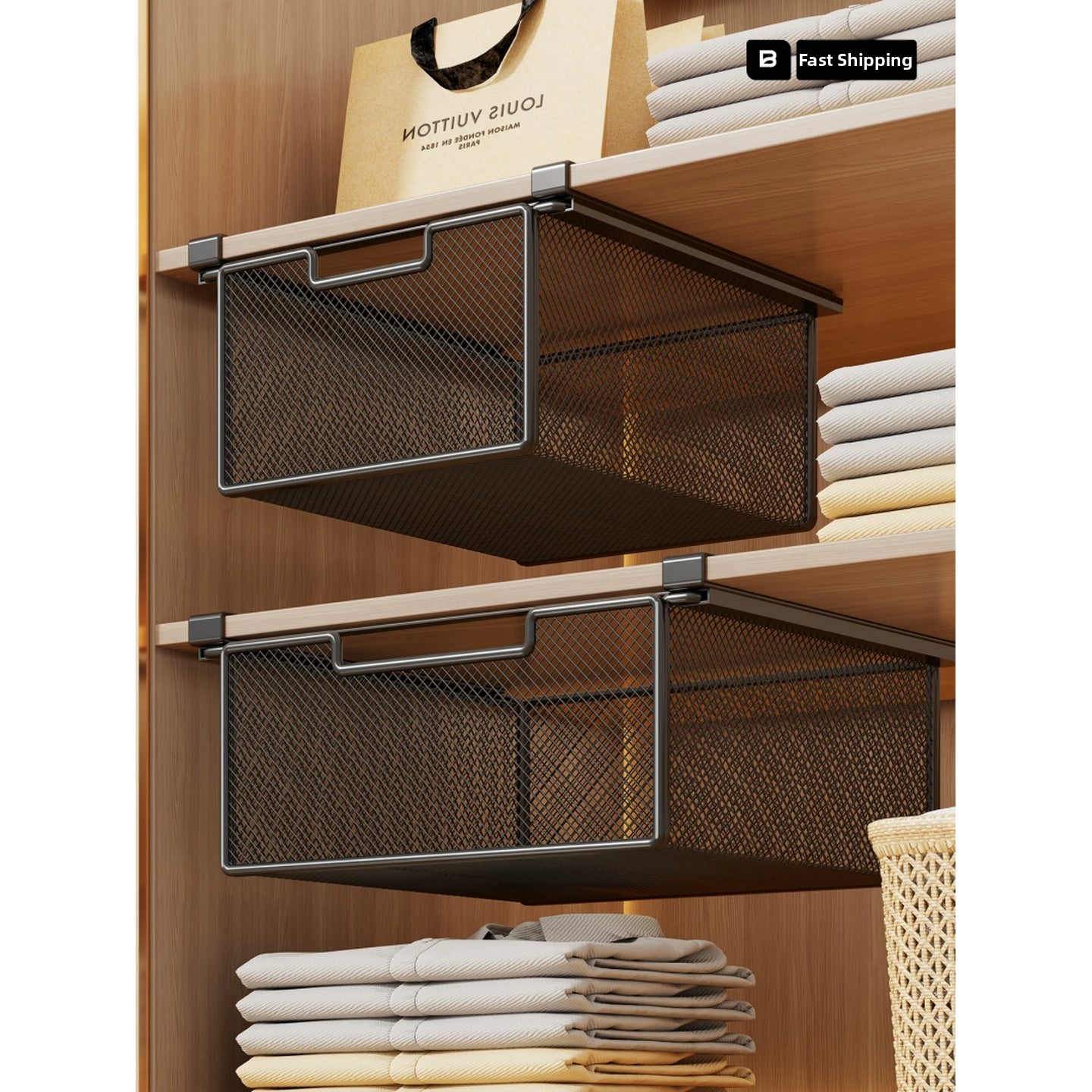 Sliding Underwear Hanging Organizer