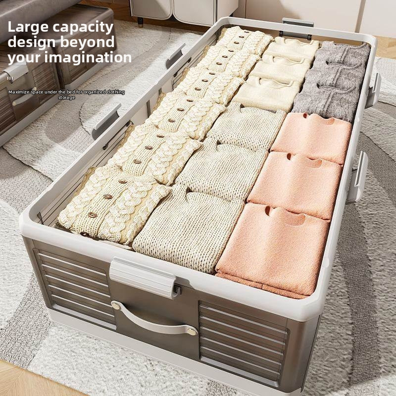 Foldable Plastic Under Bed Storage Box