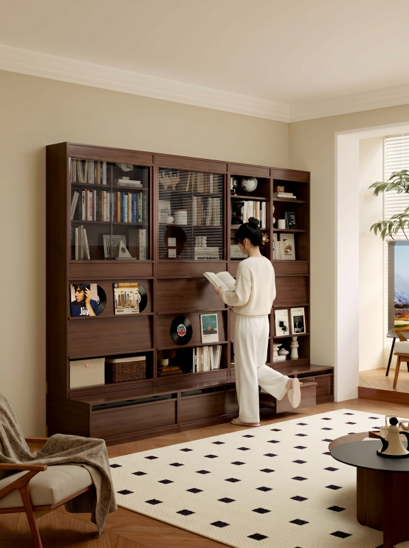 Wall Mounted Bookcase Shelf