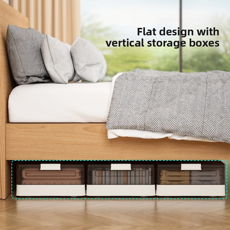 Wheeled Foldable Large Under Bed Storage Box