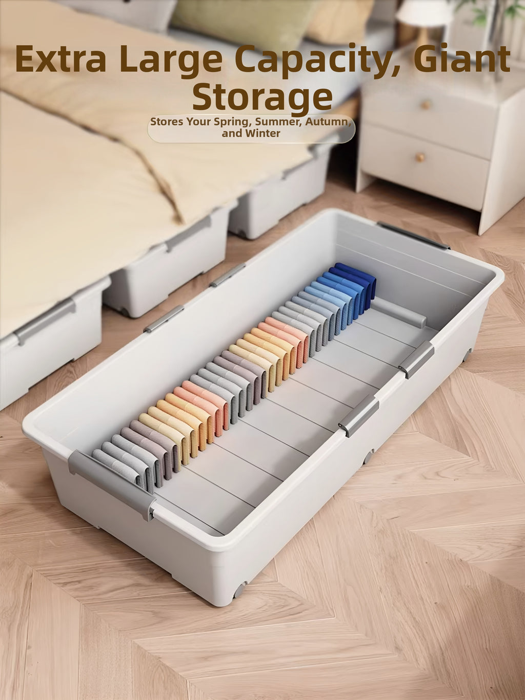 Transparent Large Under Bed Storage Box