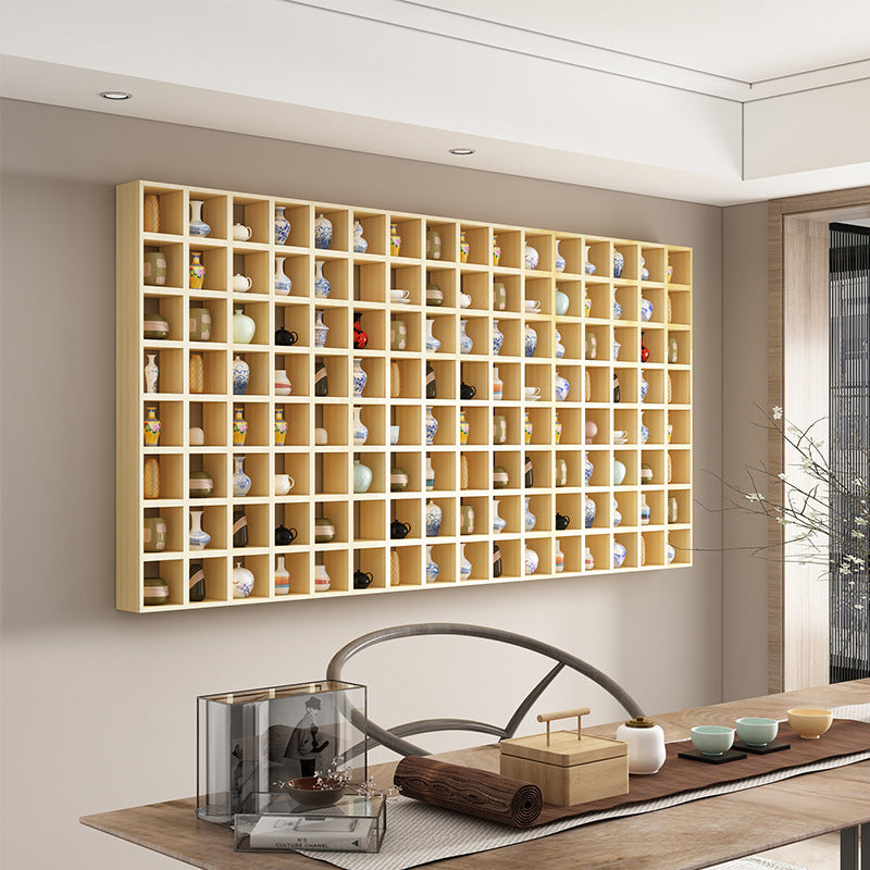 Multi-Functional Simple Wooden Wall Shelf