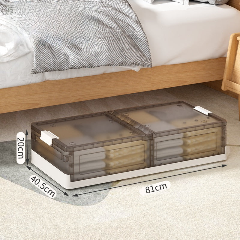 Wheeled Foldable Large Under Bed Storage Box