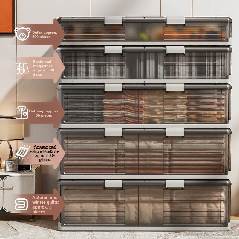 Foldable Plastic Under Bed Storage Box