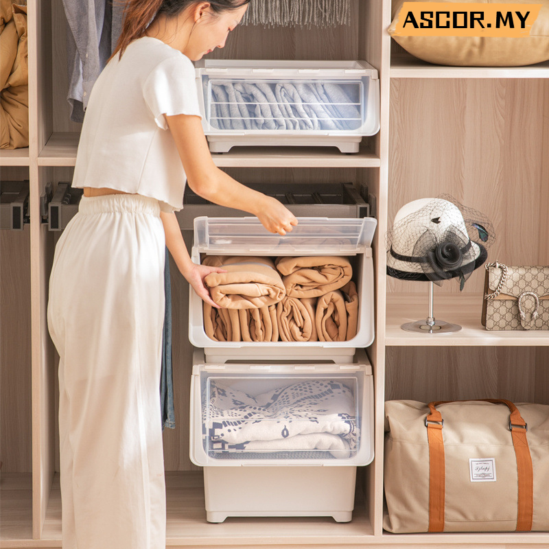 Stackable Front Open Storage Cabinet