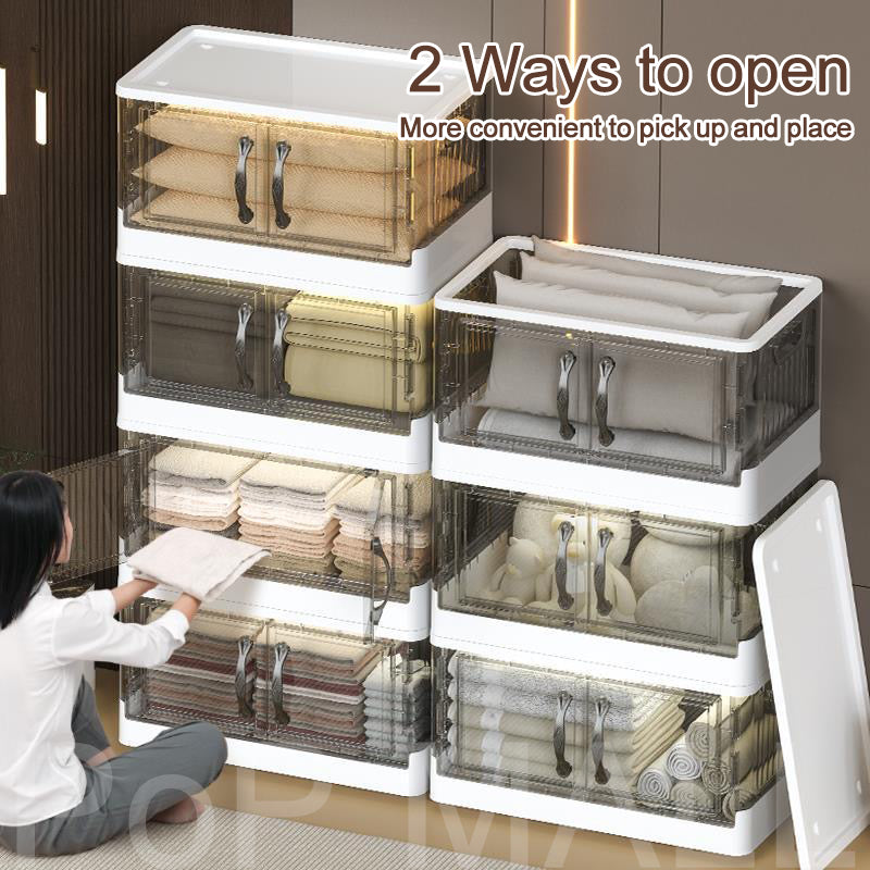 Transparent Lid Foldable Storage Box
