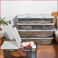 Wheeled Lidded Under Bed Storage Box