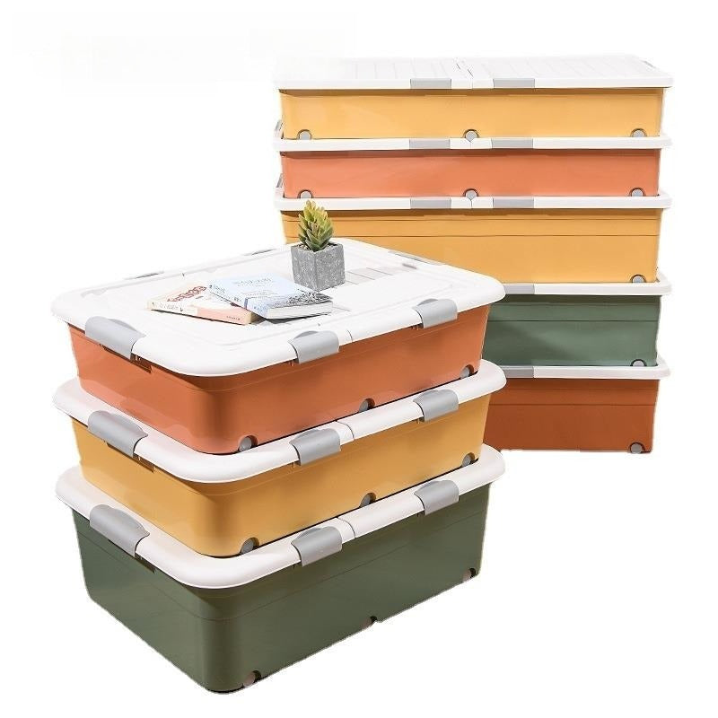Wheeled Under Bed Storage Drawer Box