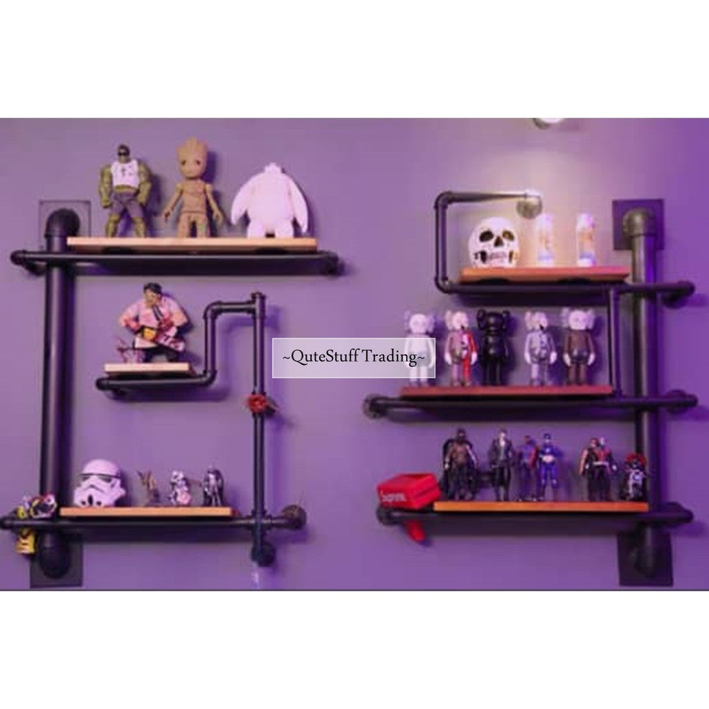 Industrial Pipe Wall Storage Rack