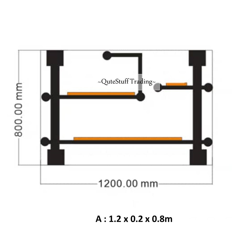 Industrial Pipe Wall Storage Rack