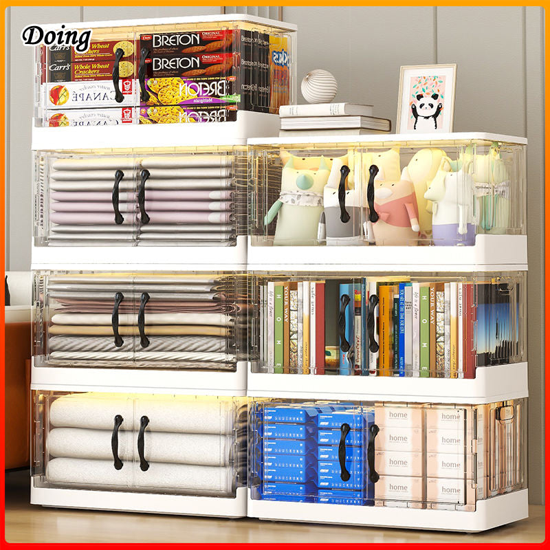 Transparent Lid Foldable Storage Box