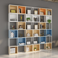 Modern Multi-Layer Wood Bookshelf