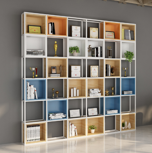 Modern Multi-Layer Wood Bookshelf